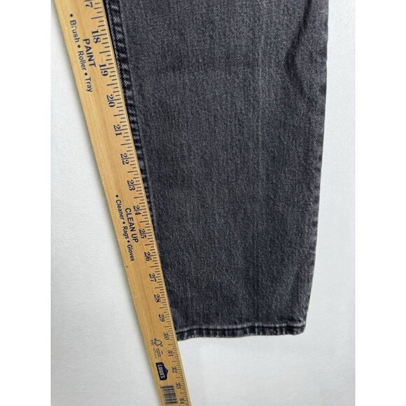 Abercrombie & Fitch Jeans Womens 28/6R Black 90s Straight Ultra High Rise Denim - Picture 7 of 9